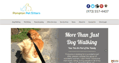 Desktop Screenshot of pomptonpetsitters.com