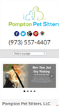 Mobile Screenshot of pomptonpetsitters.com